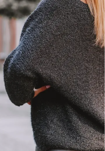 Sweter oversize Tiana czarny 5