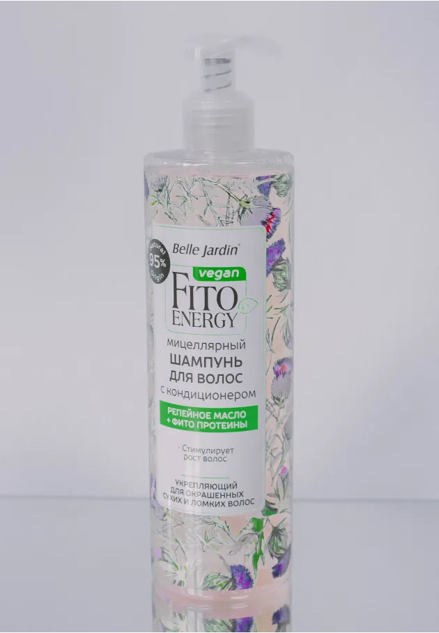 Micelarny szampon Olej Łopianowy + FITO Proteiny 1
