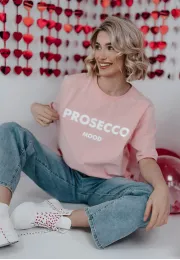 T-shirt z krótkim rękawem Prosecco różowy 7