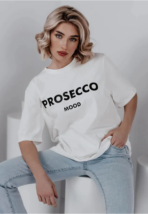 T-shirt z krótkim rękawem Prosecco biały 2