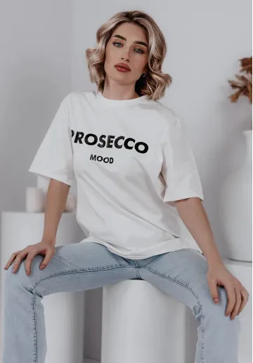 T-shirt z krótkim rękawem Prosecco biały 5