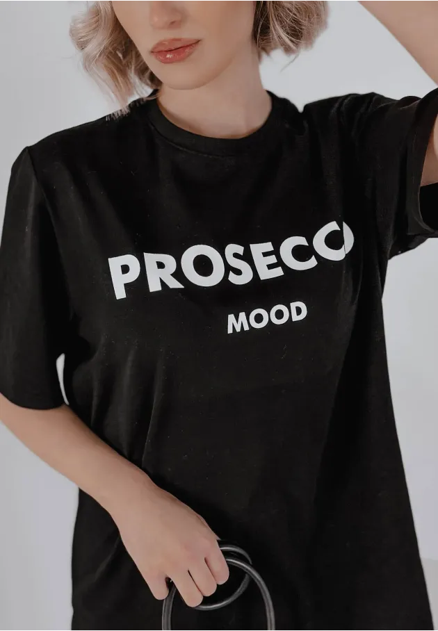 T-shirt z krótkim rękawem Prosecco czarny 4
