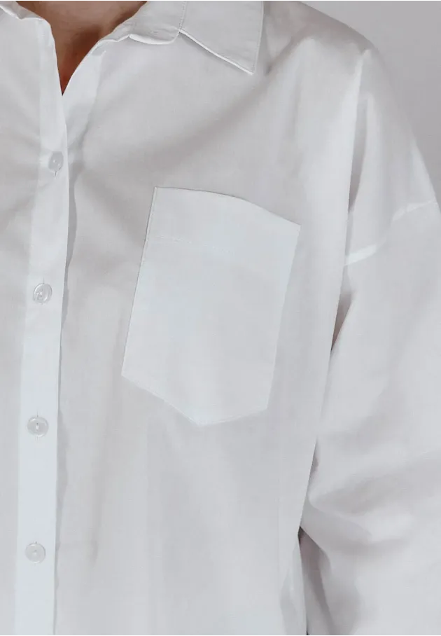 Koszula oversize Unique biała 4