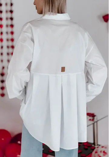 Koszula oversize Unique biała 5
