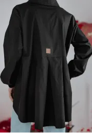Koszula oversize Unique czarna 6