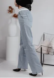 Spodnie jeansowe z wywiniętą talią Angel 7