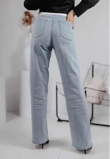 Spodnie jeansowe z wywiniętą talią Angel 3