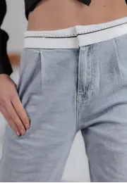 Spodnie jeansowe z wywiniętą talią Angel 5