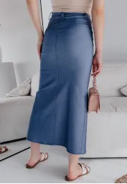 Długa spódnica z guzikami Angelica 4