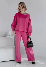 Elegancki komplet Saria różowy
