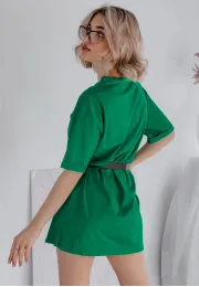 Długi t-shirt tunika Long Tee zielony 3