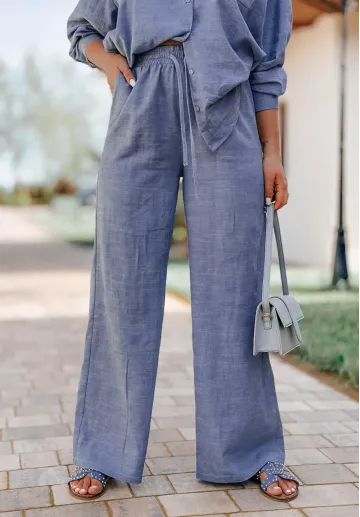 Jeansowe spodnie z prostą nogawką Everleigh 1