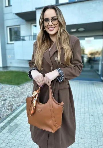 Torebka kuferek Estelle camel
