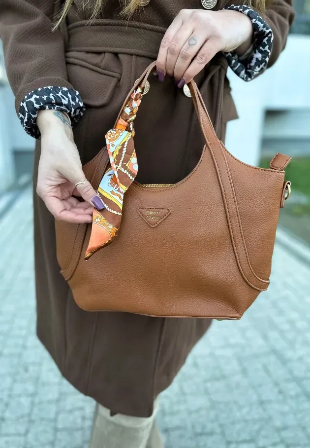Torebka kuferek Estelle camel 2