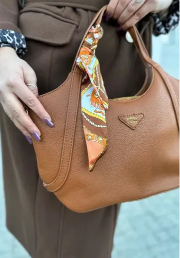 Torebka kuferek Estelle camel 4