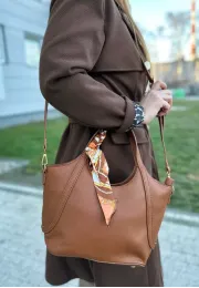 Torebka kuferek Estelle camel 5