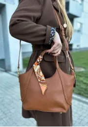 Torebka kuferek Estelle camel 7