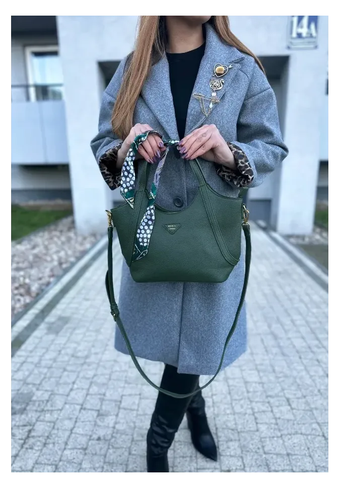 Torebka kuferek Estelle zielona 1