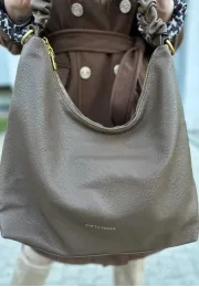 Torebka shopperka Erica brązowa 4