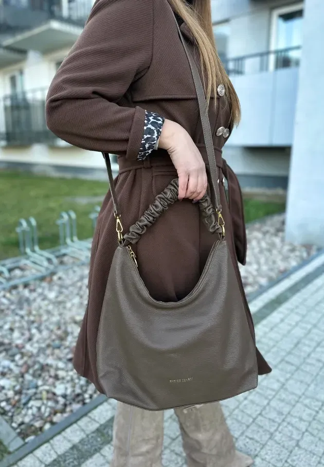 Torebka shopperka Erica brązowa 2