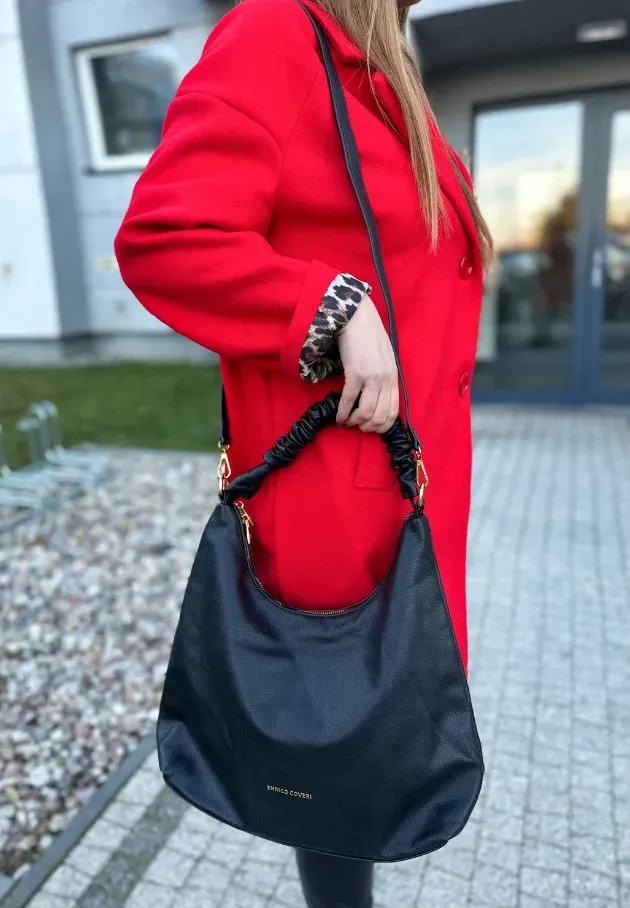 Torebka shopperka Erica czarna