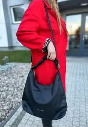 Torebka shopperka Erica czarna