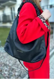 Torebka shopperka Erica czarna