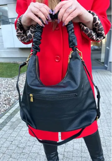 Torebka shopperka Erica czarna
