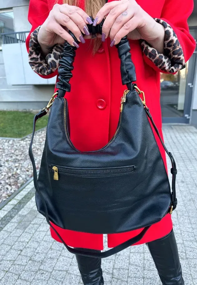 Torebka shopperka Erica czarna