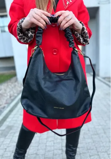 Torebka shopperka Erica czarna