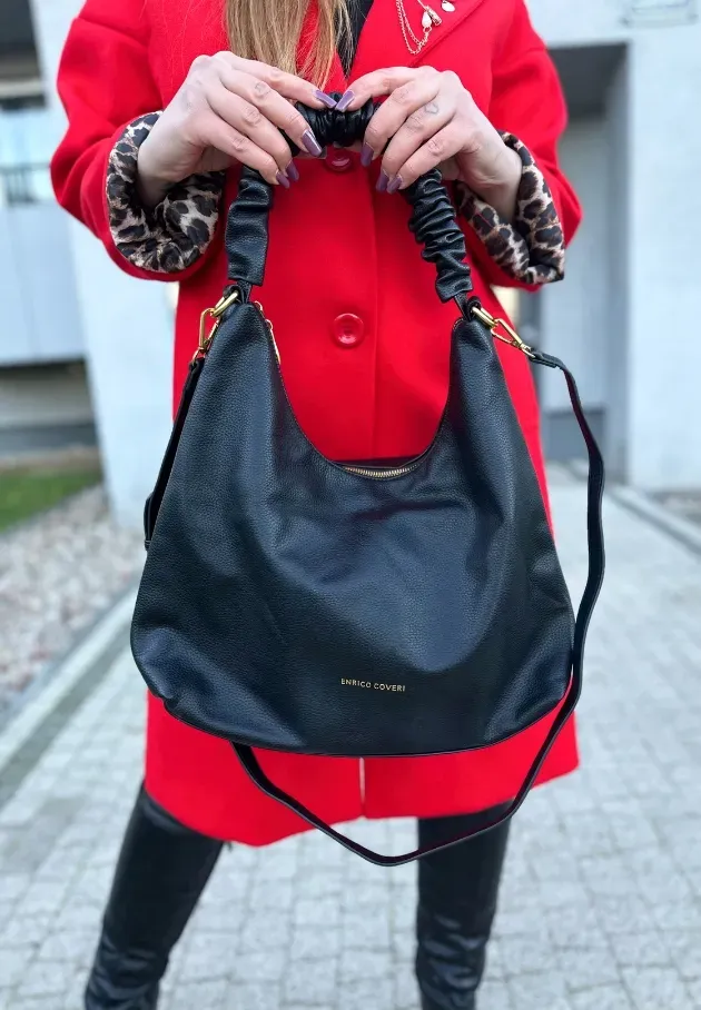Torebka shopperka Erica czarna