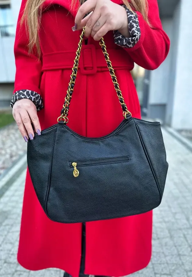 Torebka shopperka Belinda czarna 7