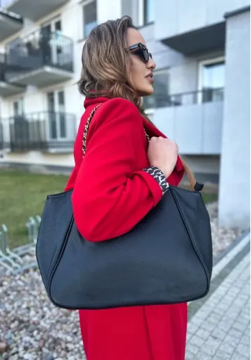 Torebka shopperka Belinda czarna 1