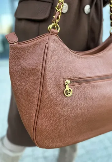 Torebka shopperka Belinda camel 2