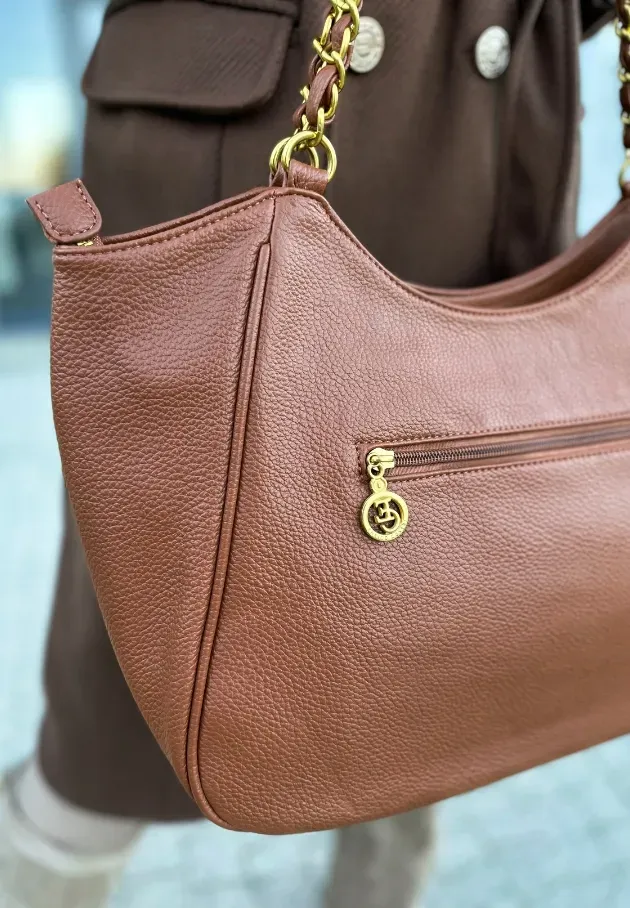 Torebka shopperka Belinda camel 2