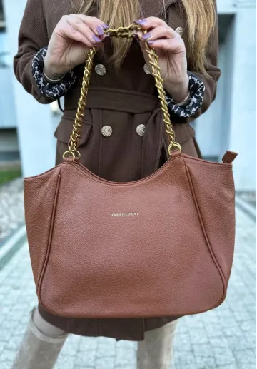 Torebka shopperka Belinda camel 6