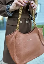 Torebka shopperka Belinda camel 4