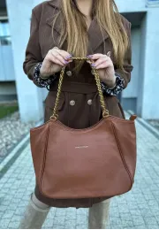 Torebka shopperka Belinda camel 7