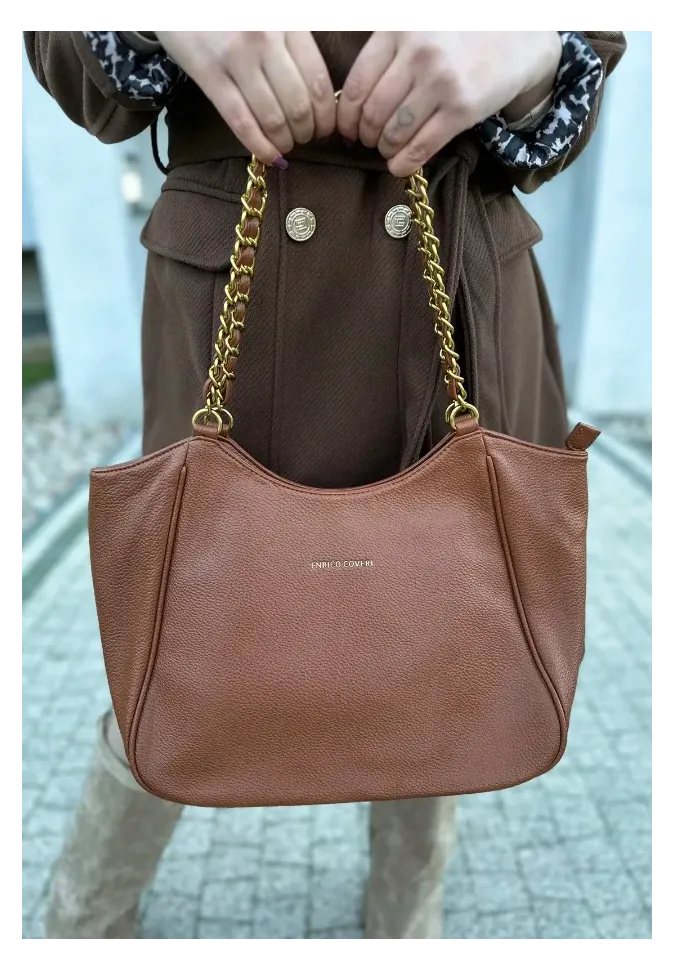 Torebka shopperka Belinda camel 1
