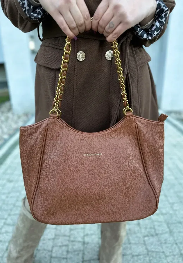 Torebka shopperka Belinda camel 1