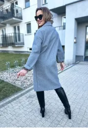 Płaszcz oversize Clementina szary 3