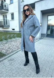Płaszcz oversize Clementina szary 6