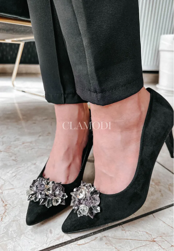 Czółenka Diamond czarne 1 Czółenka Diamond czarne 1