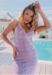 copy of Openwork Atena dress, lilac