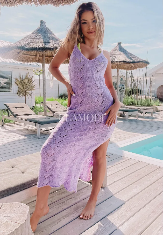 copy of Openwork Atena dress, lilac
