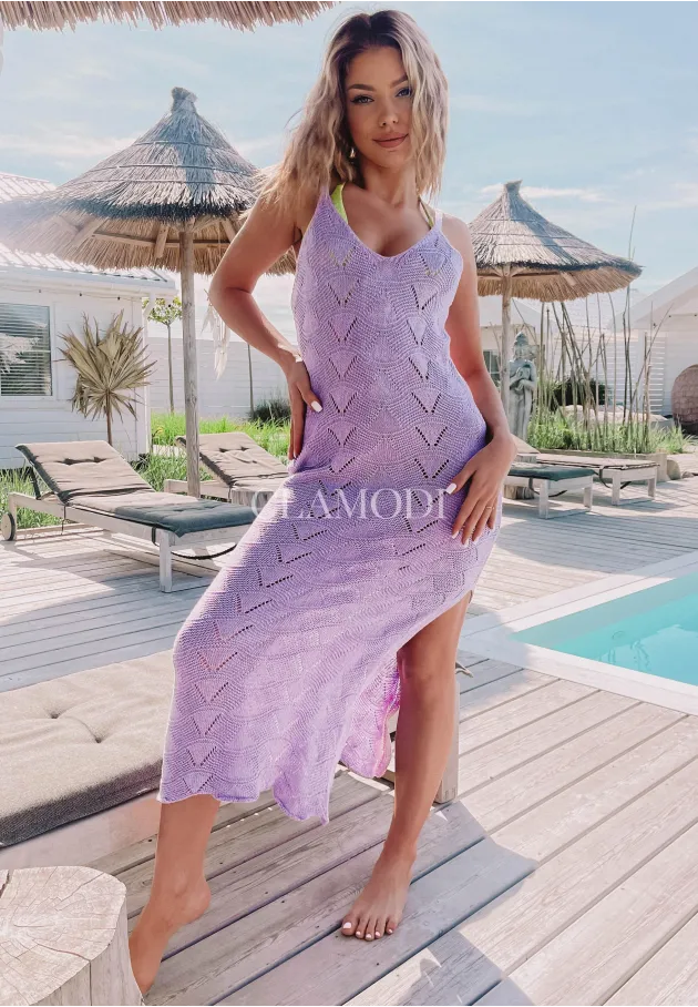 copy of Openwork Atena dress, lilac