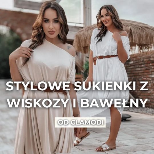 Stylowe sukienki na lato. Modele z bawełny i wiskozy idealne na najwieksze upały